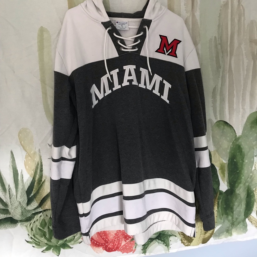 Miami university hockey hoodie